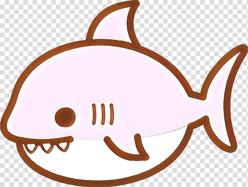 shark eating fish clipart