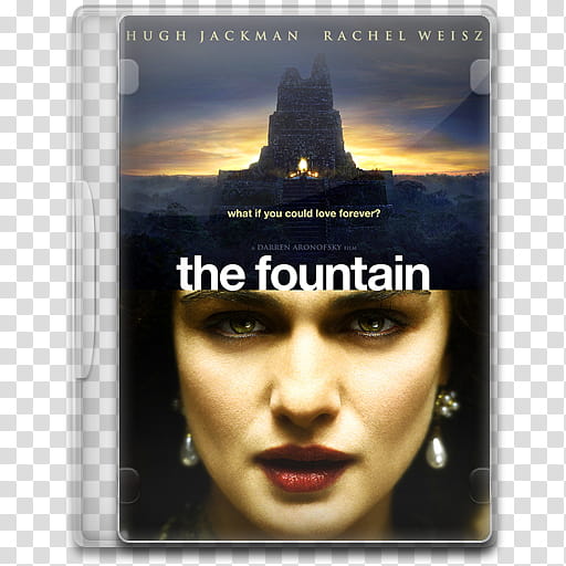 Movie Icon Mega , The Fountain, The Fountain DVD movie case cover transparent background PNG clipart