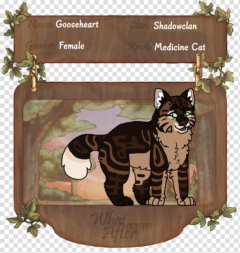WCA Gooseheart of Shadowclan transparent background PNG clipart
