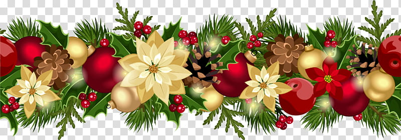 Christmas Poinsettia, Christmas Day, Christmas Ornament, Garland, Christmas Decoration, Cut Flowers, Floristry, Plant transparent background PNG clipart