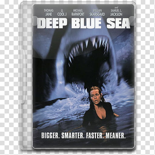 Movie Icon , Deep Blue Sea, Deep Blue Sea DVD case transparent background PNG clipart