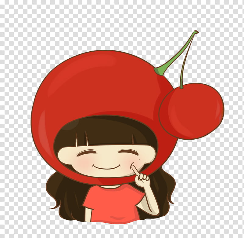 Watermelon, Fruit, Cherries, Avatar, Cartoon, Character, Tencent Qq, Macro transparent background PNG clipart