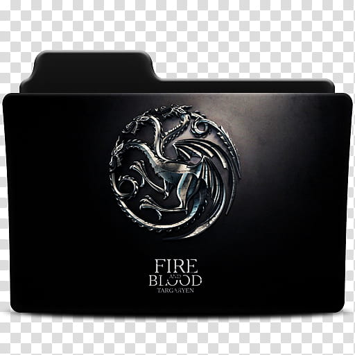 Game Of Thrones House Sigil and Words Folder Icons, Fire And Blood, Fire Blood folder illustration transparent background PNG clipart