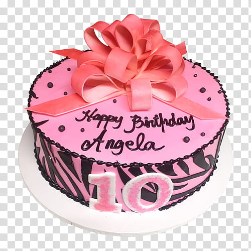 Pink Birthday Cake, Buttercream, Chocolate Cake, Cake Decorating, Sugar Paste, Birthday
, Royal Icing, Fondant Icing transparent background PNG clipart