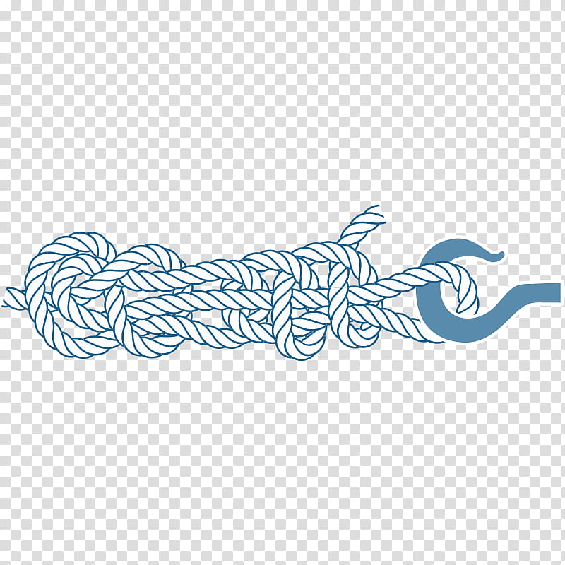Color, Rope, Cartoon, Knot, Hemp, Turquoise, Line transparent background PNG clipart