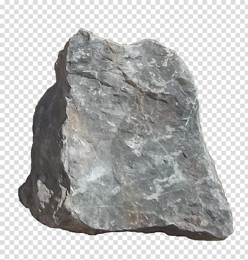 Rock , white and gray stone fragment transparent background PNG clipart