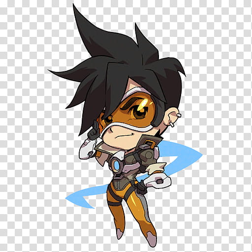 Icons Heroes Overwatch, Tracer transparent background PNG clipart