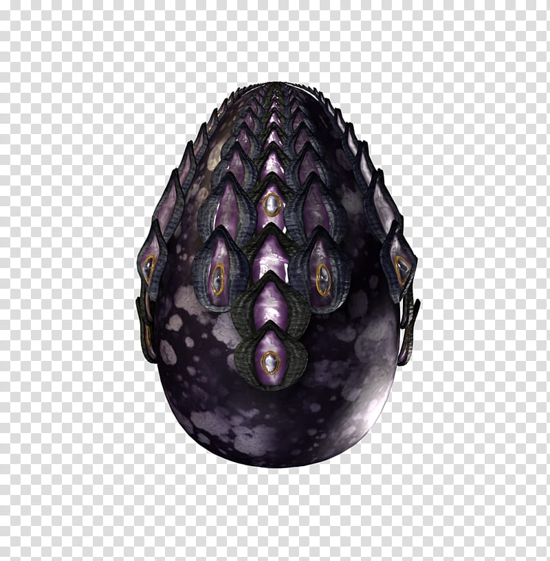 E S Dragon Eggs II, purple egg ornament transparent background PNG clipart