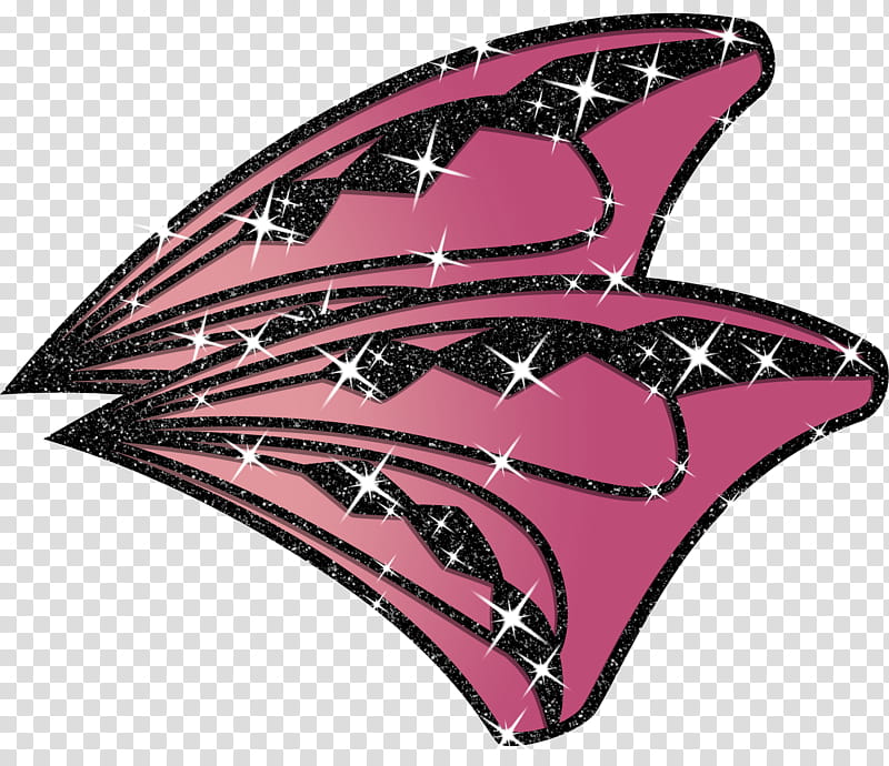 Hallowinx Resource, black and pink wings art transparent background PNG clipart
