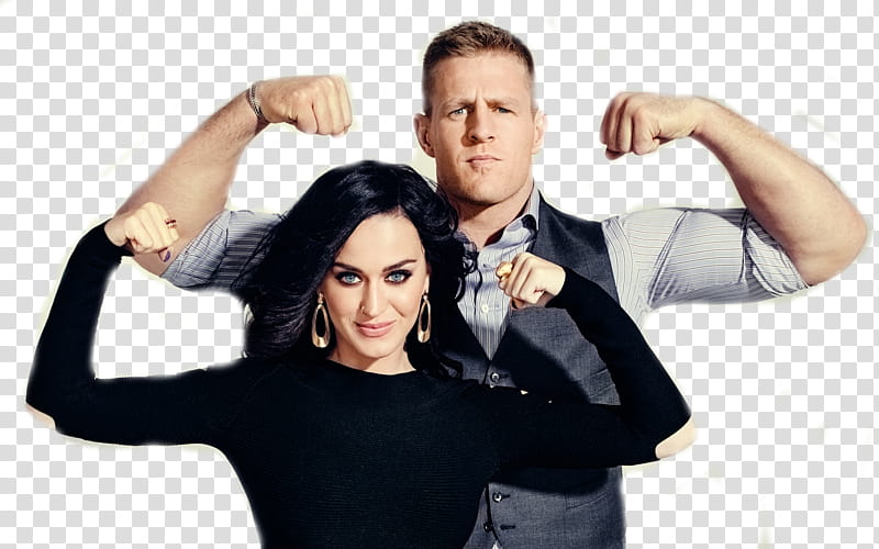 Katy Perry and JJ Watt transparent background PNG clipart