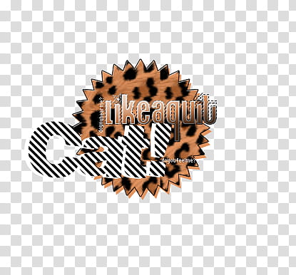 fiRSt , brown and black like a quit cat text transparent background PNG clipart