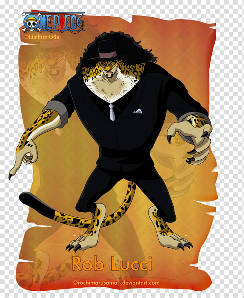 Rob Lucci Black And Orange One Piece Rob Lucci Transparent Background Png Clipart Hiclipart