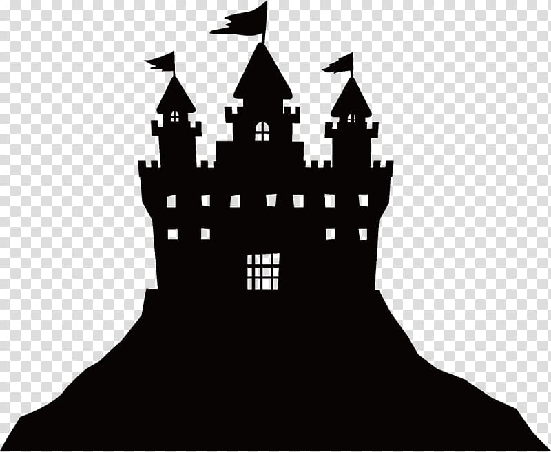 haunted house halloween haunted halloween, Halloween , Black, Landmark, Castle, Dress, Silhouette, Architecture transparent background PNG clipart