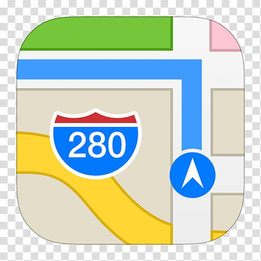 iOS  Icons Updated , Maps, Google Map application transparent background PNG clipart