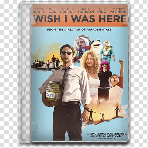 Movie Icon Mega , Wish I Was Here, Wish I Was Here movie case transparent background PNG clipart