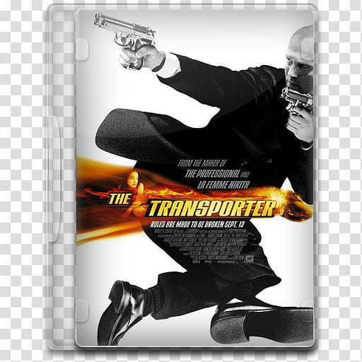 Movie Icon , The Transporter, The Transporter movie case transparent background PNG clipart