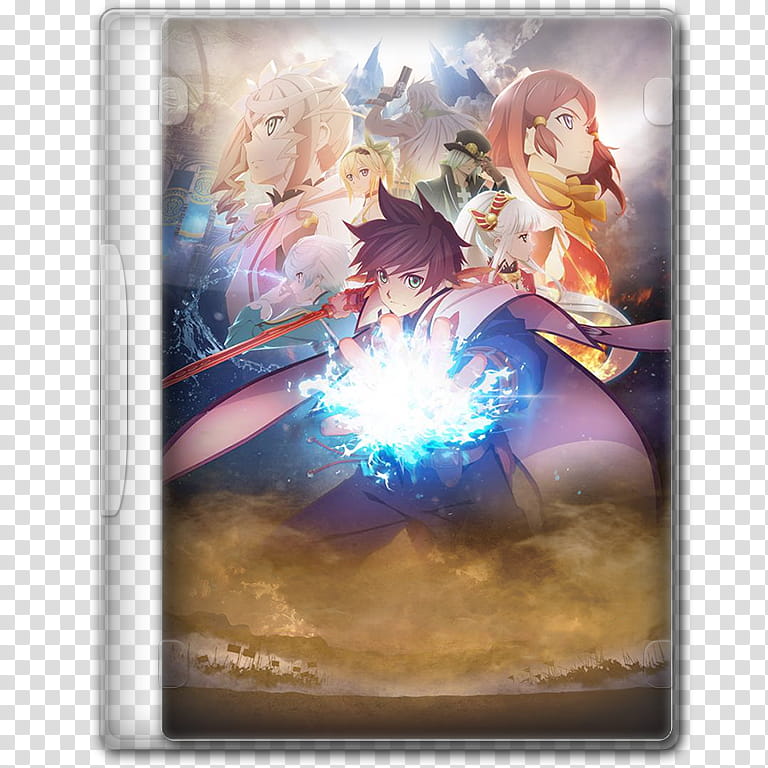 Anime  Summer Season Icon , Tales of Zestiria the X, anime character movie case transparent background PNG clipart
