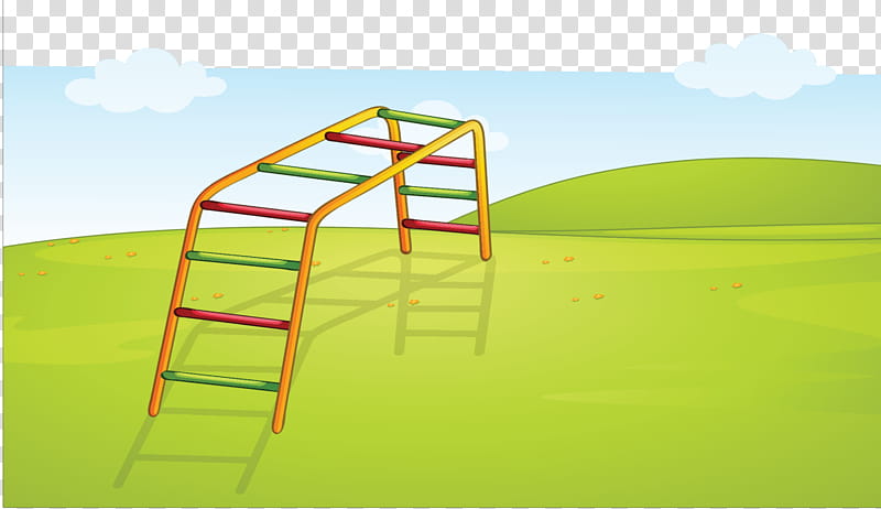 Playground, Drawing, Ladder, Public Space, Yellow, Swing, Architecture, Furniture transparent background PNG clipart