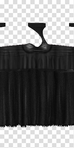 Desire Dress V, black textile transparent background PNG clipart