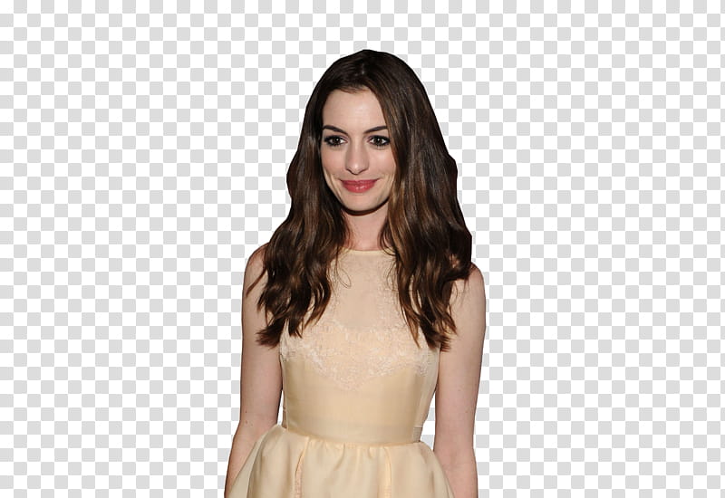 Anne Hathaway Red Carpet transparent background PNG clipart