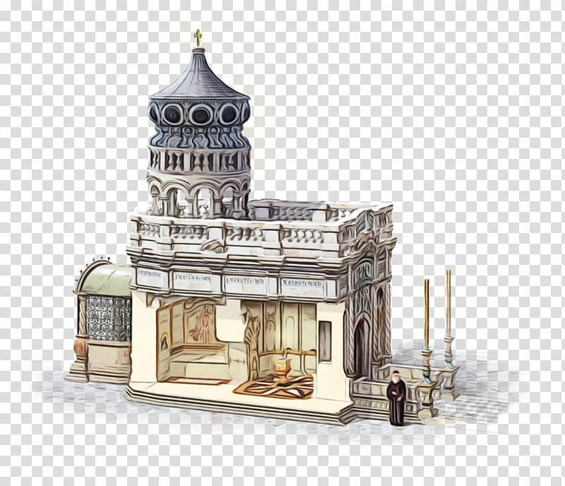 landmark architecture classical architecture arch building, Watercolor, Paint, Wet Ink, Palace transparent background PNG clipart