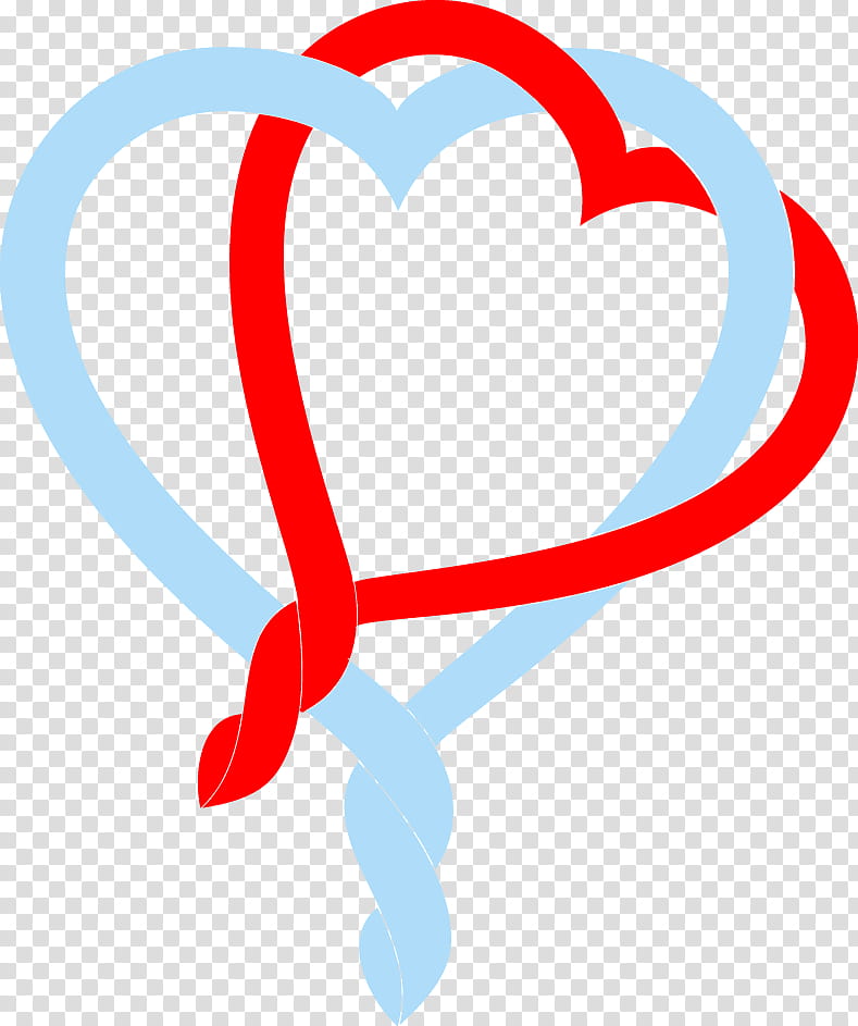 red and blue hearts art transparent background PNG clipart
