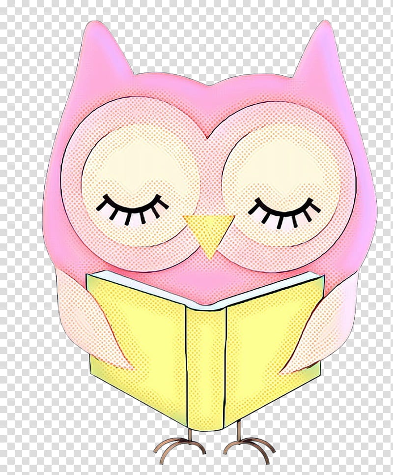 Book Watercolor, Owl, Reading Owl, Drawing, Watercolor Painting, Little Owl, Cartoon, Pink transparent background PNG clipart