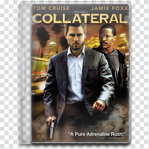 Movie Icon Mega , Collateral, Collateral DVD case transparent background PNG clipart