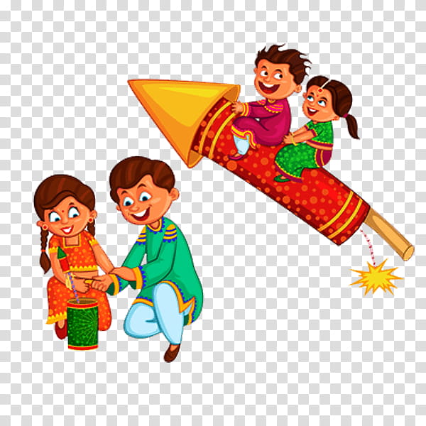 Diwali Cracker, Firecracker, Child, Cartoon, Fun, Play transparent background PNG clipart