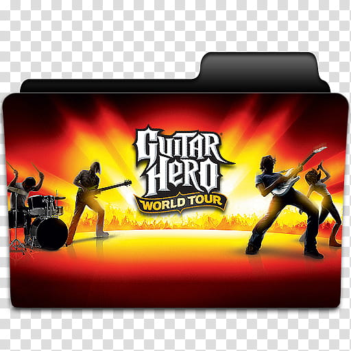 Game Folder   Folders, Guitar Hero, World Tour transparent background PNG clipart