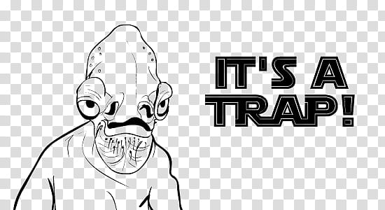 its a trap meme, it's a trap text transparent background PNG clipart