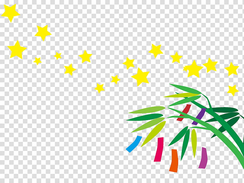 Japan, Qixi Festival, Milky Way, Fukaya, Zhi Nu, Sasa, July, Yellow transparent background PNG clipart