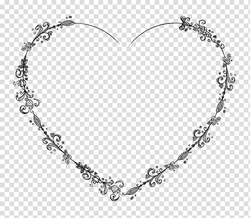 Heart Frame, Frames, Wreath, Body Jewelry, Jewellery, Necklace, Silver, Chain transparent background PNG clipart