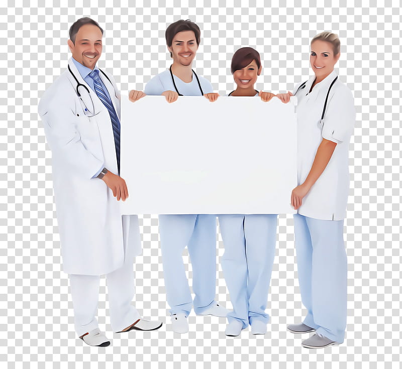 uniform service health care provider physician team, Hospital, White Coat, Gesture, Whitecollar Worker transparent background PNG clipart