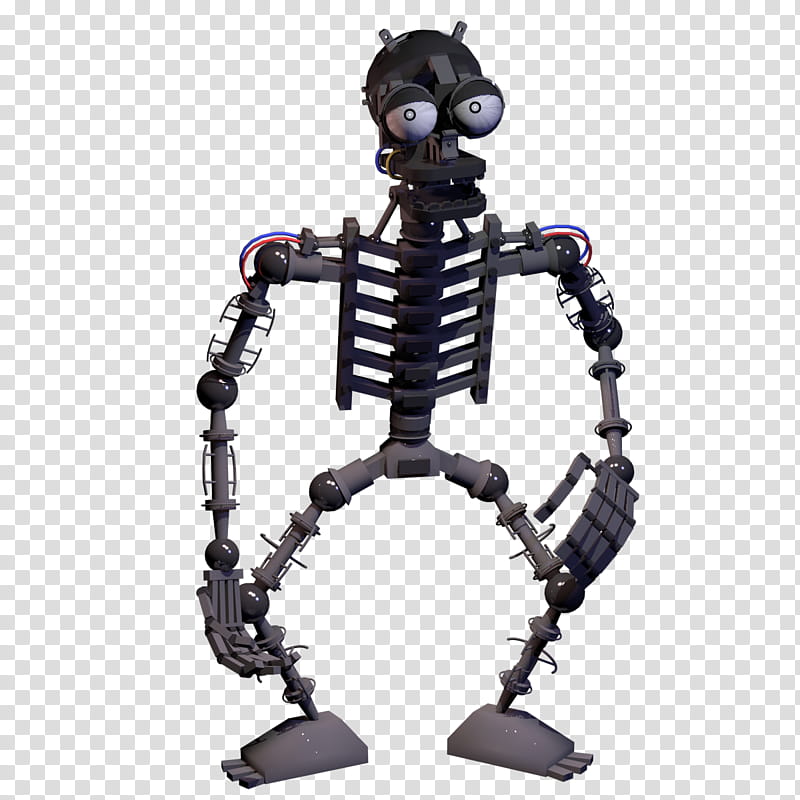 Robot, Five Nights At Freddys Sister Location, Endoskeleton, Terminator, Human Body, Human Skeleton, Toy, Figurine transparent background PNG clipart