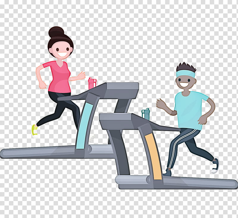 treadmill exercise equipment exercise machine bench physical fitness, Sports Equipment, Leg, Sitting, Recreation transparent background PNG clipart