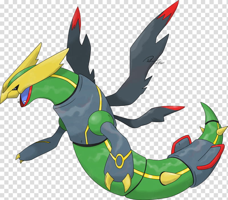 Rayquaza: Shadow Form (Fusion Fakemon) transparent background PNG clipart