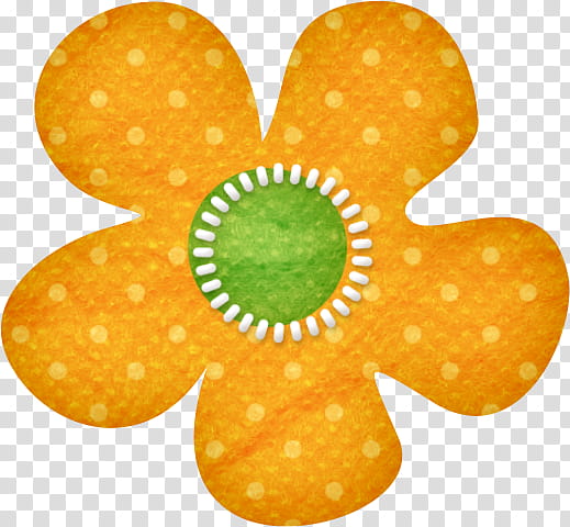 yellow flower sticker close-up transparent background PNG clipart