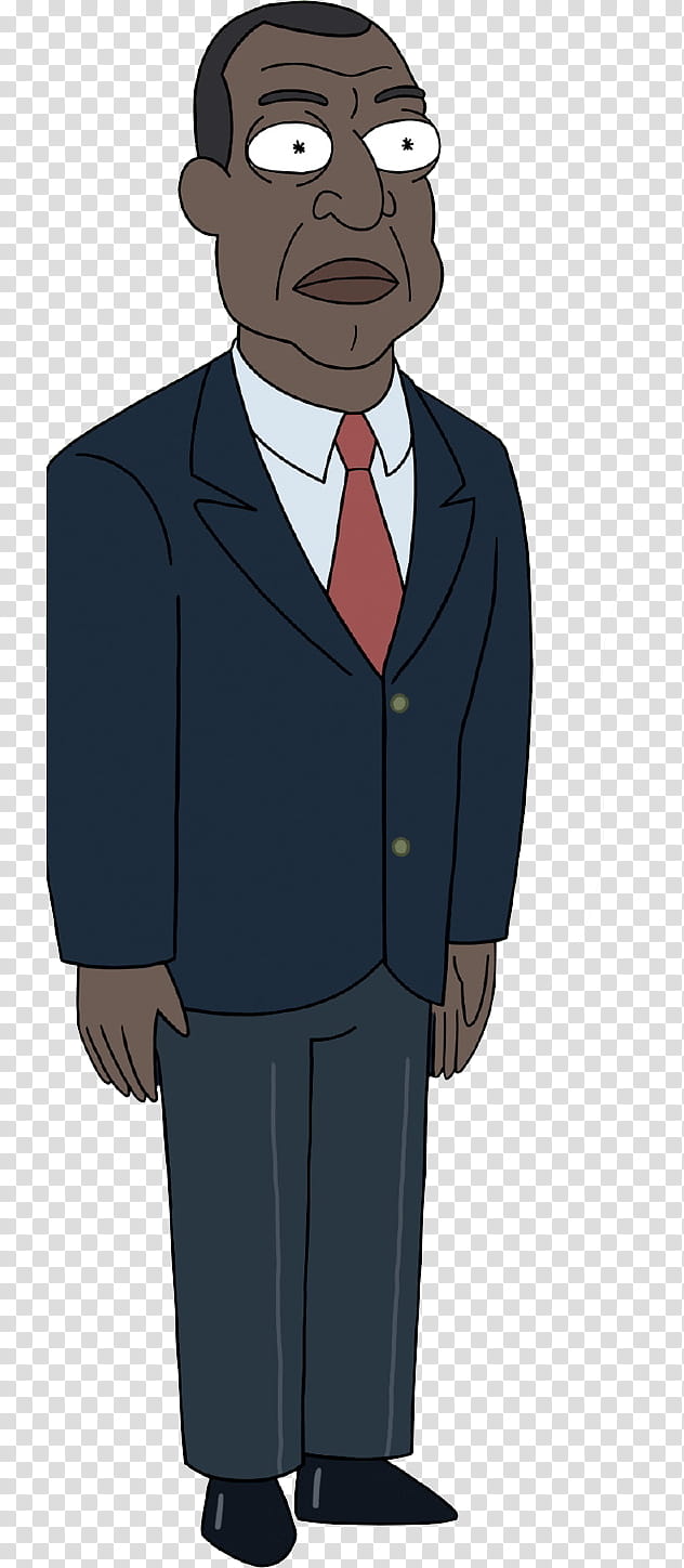 Rick and Morty HQ Resource , man wearing suit character illustration transparent background PNG clipart