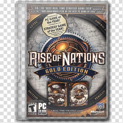 Game Icons , Rise-of-Nations-Gold-Edition, Rise of Nations case transparent background PNG clipart