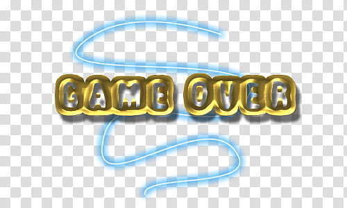 Text I, game over text overlay transparent background PNG clipart