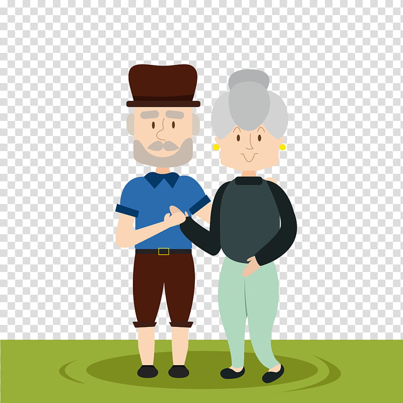 Child, Cartoon, Old Age, Human, Male, Boy, Standing, Joint transparent background PNG clipart