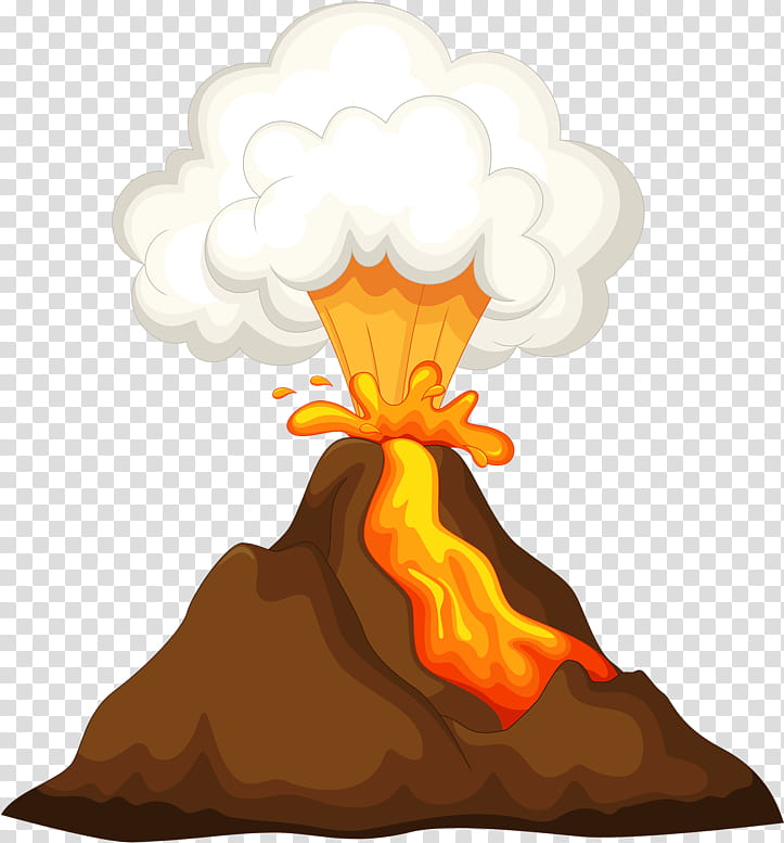 Mountain, Volcano, Volcano Mountain, Volcanic Eruption, Mount Etna, Lava, Volcanic Glass, Cartoon transparent background PNG clipart