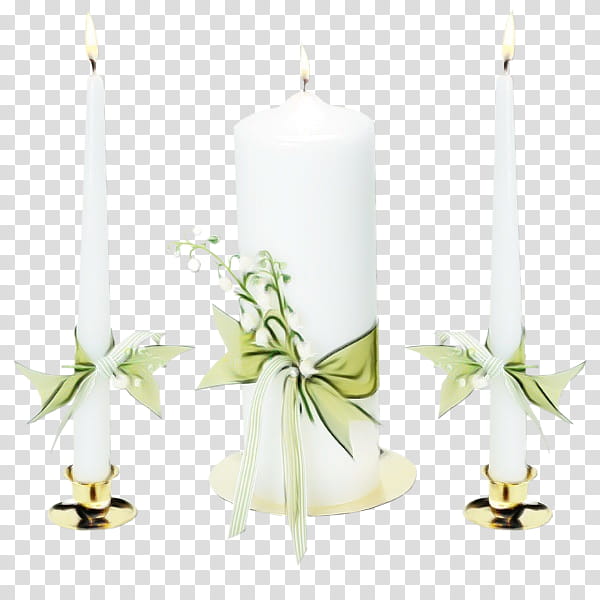 Christmas decoration, Watercolor, Paint, Wet Ink, Candle, White, Lighting, Unity Candle transparent background PNG clipart