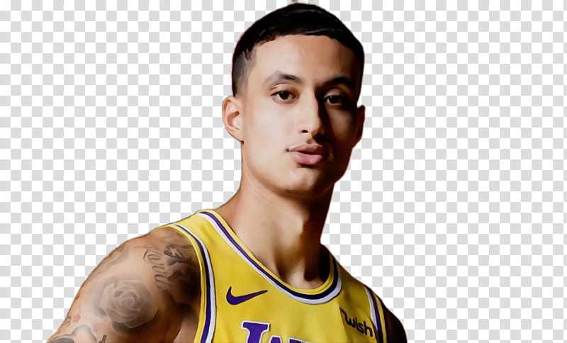 Hair, Watercolor, Paint, Wet Ink, Kyle Kuzma, Los Angeles Lakers, Nba, Basketball transparent background PNG clipart