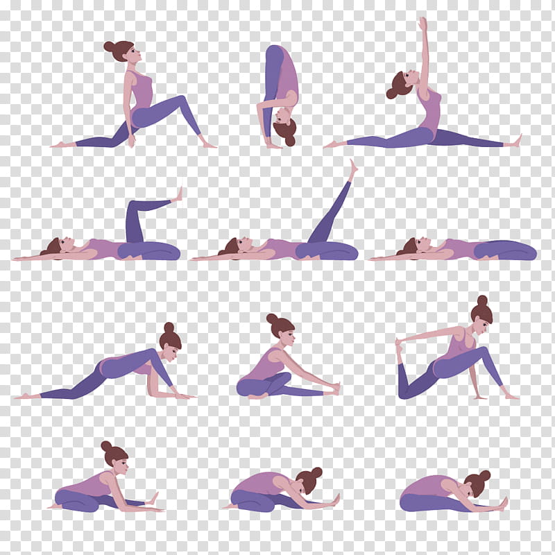 physical fitness purple violet stretching joint, Physical Fitness, Yoga, Balance, Exercise, Pilates, Aerobics, Sitting transparent background PNG clipart