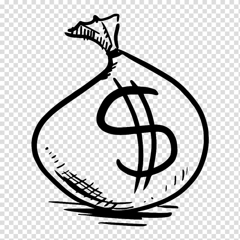 white dollar sign graphic