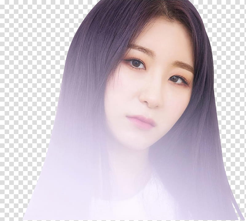 CHAEYEON COLOR IZ IZ ONE, woman with pink lipstick transparent background PNG clipart