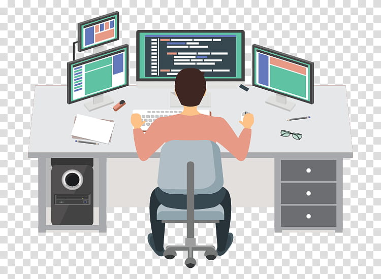 computer programmer clipart