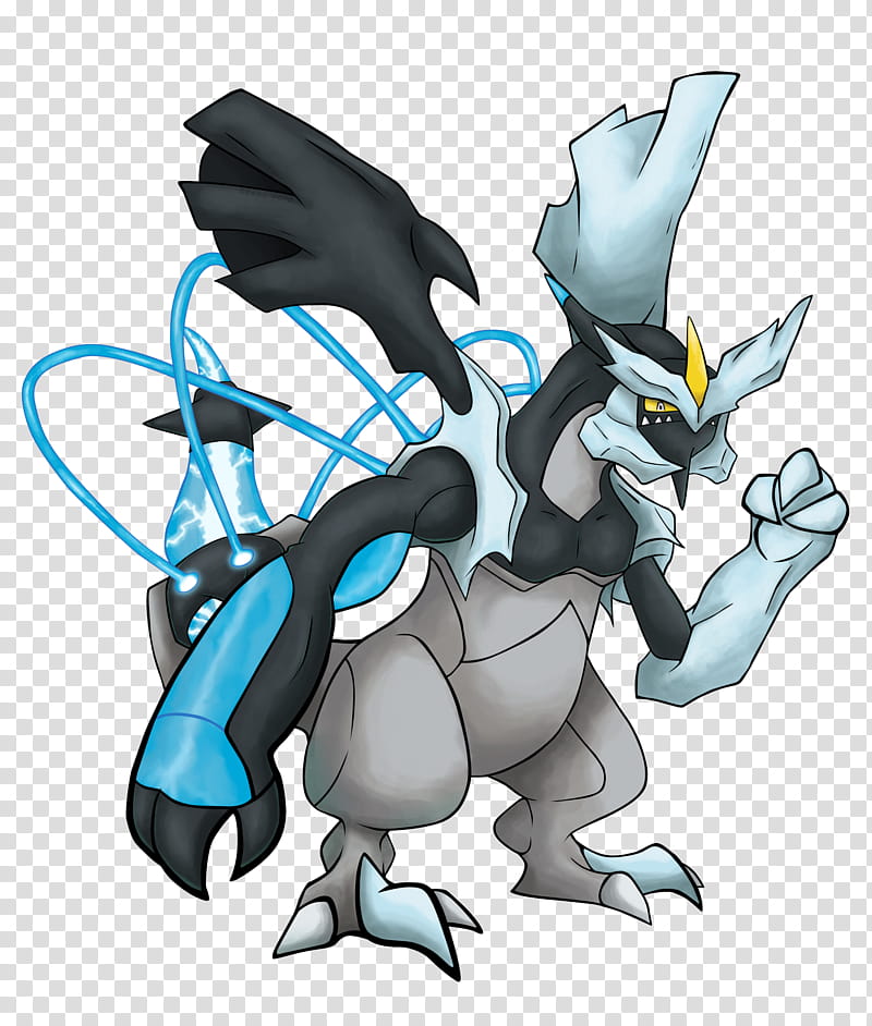 Black Kyurem, Pokemon Black Kyurem transparent background PNG clipart